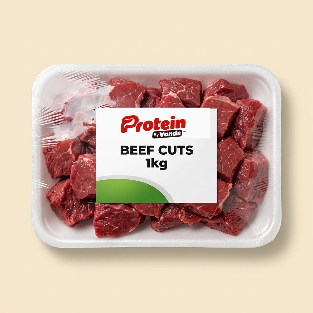 Protein by Vands 1kg Fresh Beef Cuts Retail Pack