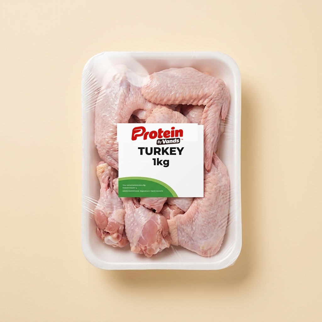 Protein by Vands 1kg Fresh Turkey Portions Retail Pack